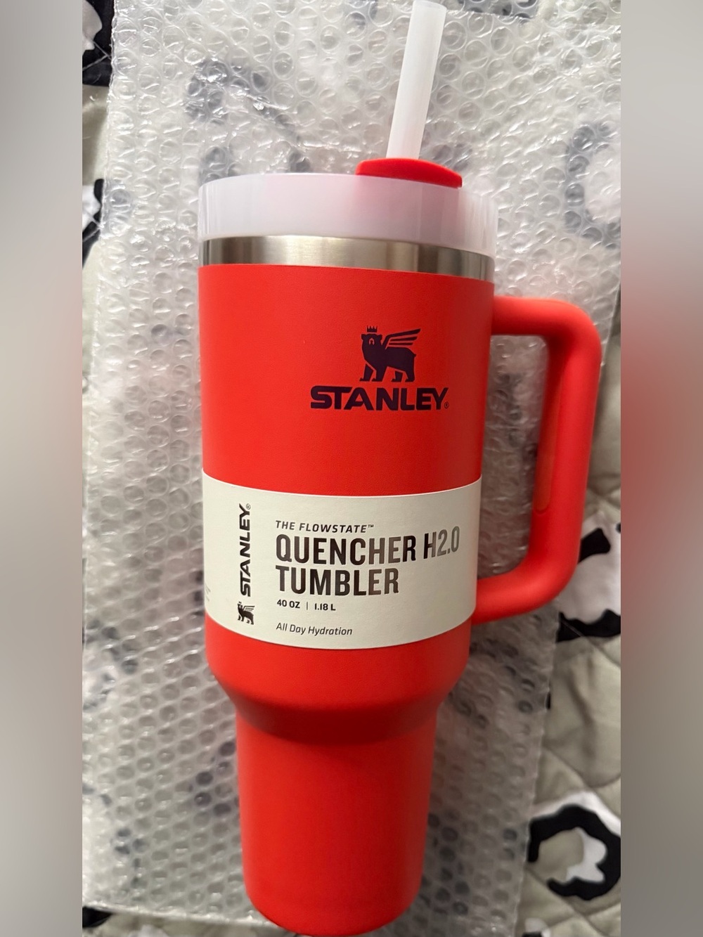 40 oz Quencher H20 FlowState Tumbler Tigerlily Plum - NWT 🧡💜